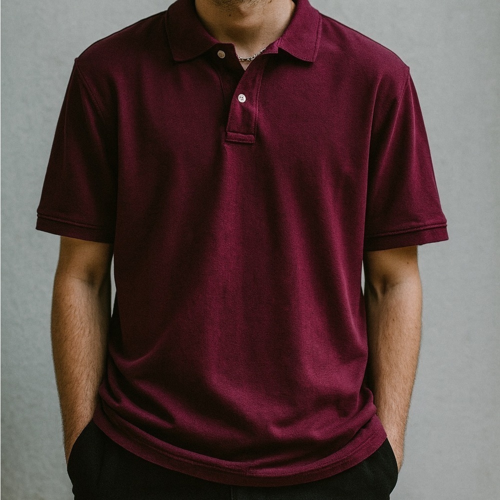 🧨 5/$25 Vintage Roundtree & Yorke Deep Purple Polo Shirt